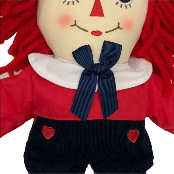 Raggedy Andy Count Your Blessings Embroidered Plush Retro Rag Doll Doll 17 Inch - Picture 4 of 16